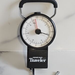 NEW - Conde Nast Traveler Metal Luggage Scale